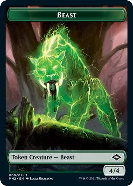 Image for Beast Token (Modern Horizons 2) (9) - Magic: The Gathering