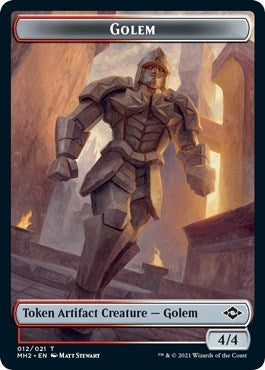 Image for Golem Token (Modern Horizons 2) (12) - Magic: The Gathering
