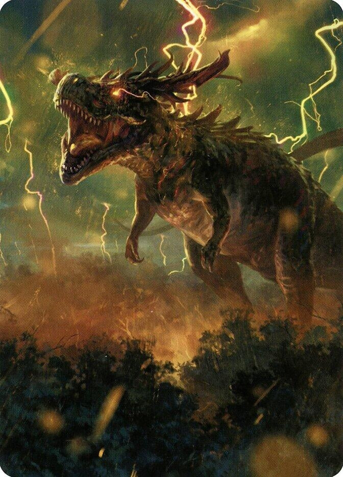 Image for Thrasta, Tempest's Roar Art Card (42/81) (Art Series: Modern Horizons 2) (42) - Magic: The Gathering