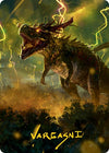 Image for Thrasta, Tempest's Roar Art Card (42/81) (Gold-Stamped Signature) (Art Series: Modern Horizons 2) (42) - Magic: The Gathering