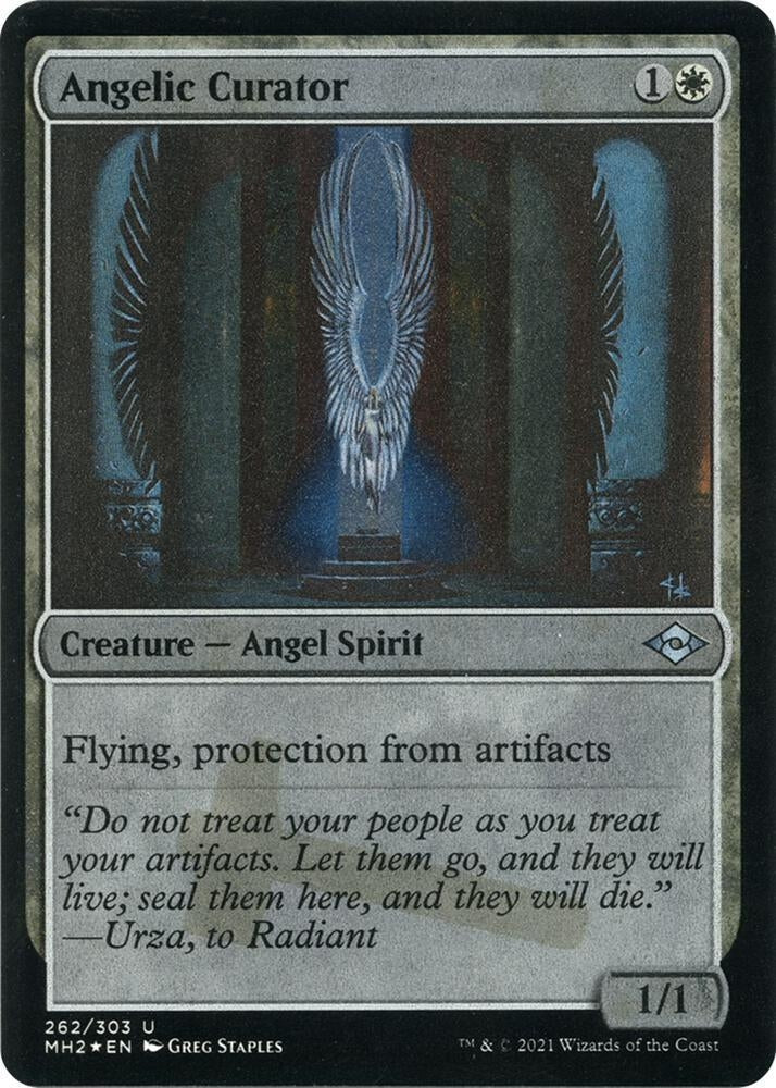 Image for Angelic Curator (Foil Etched) (Modern Horizons 2) (262) - Magic: The Gathering