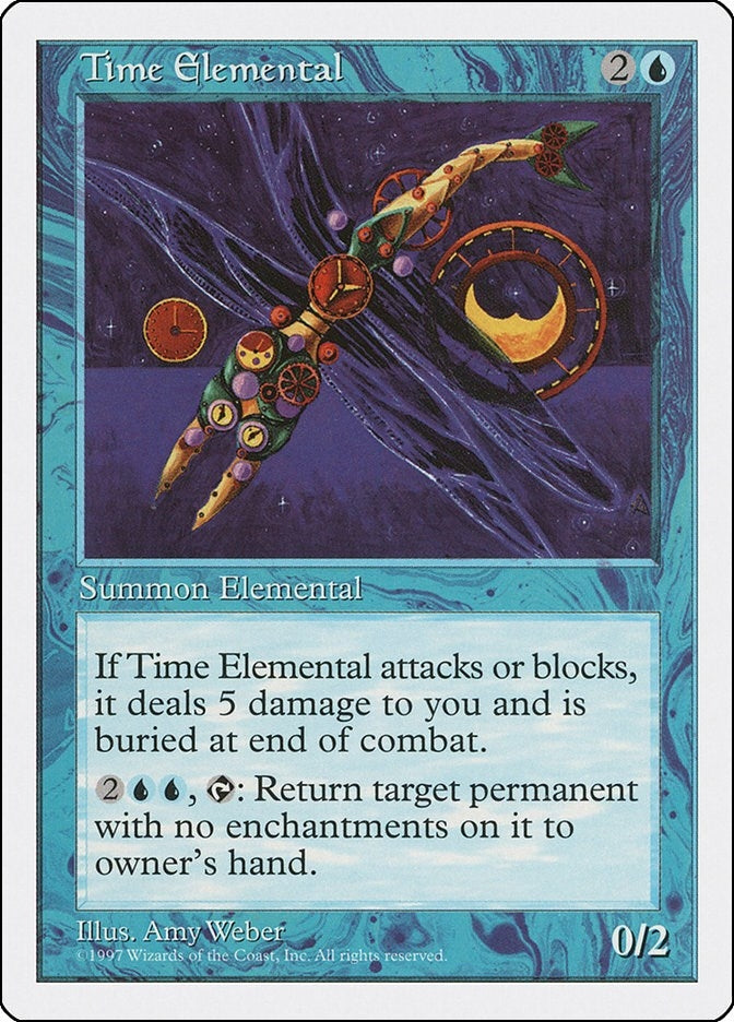 Image for Time Elemental (Fifth Edition) (129) - Magic: The Gathering