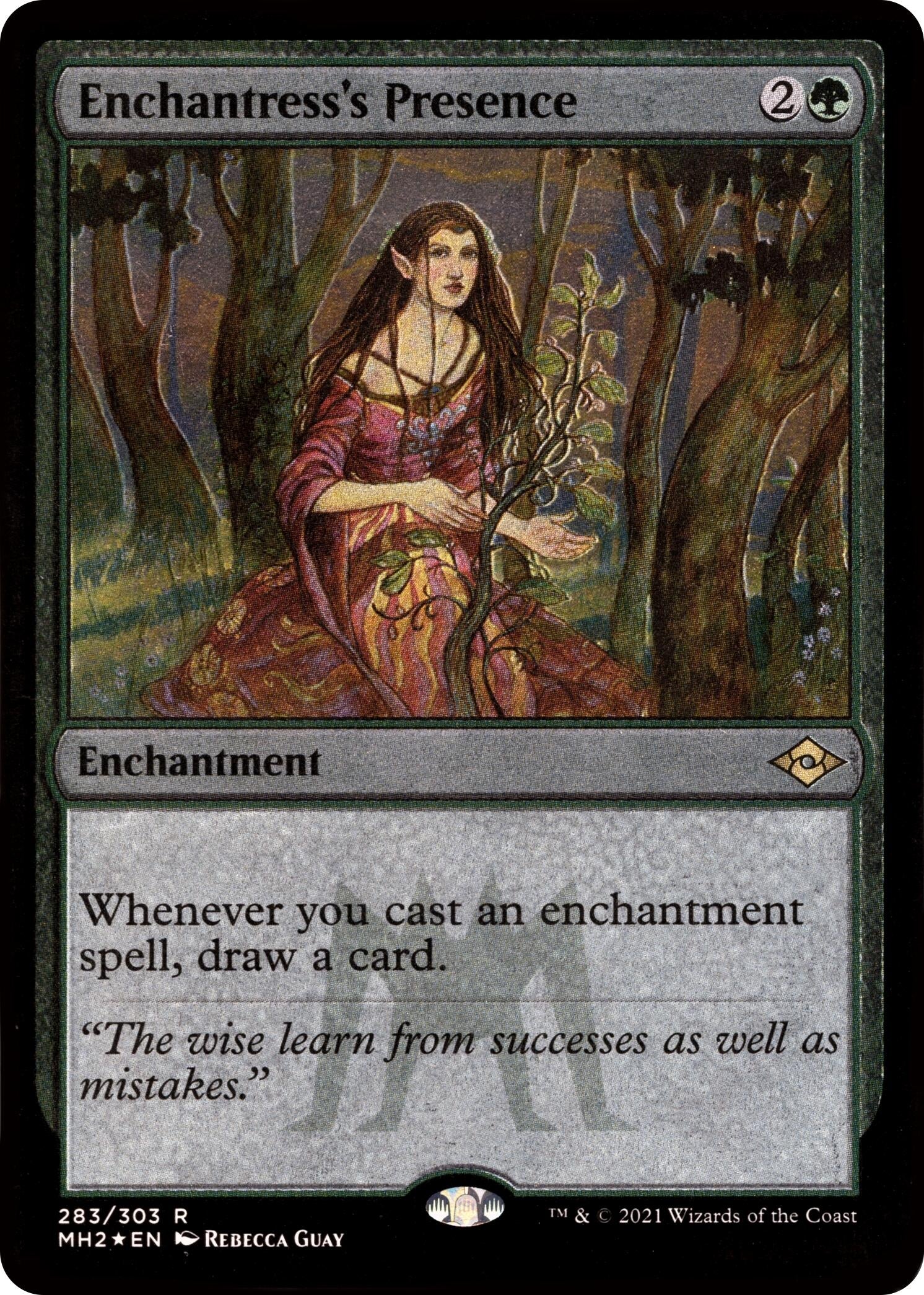 Image for Enchantress's Presence (Foil Etched) (Modern Horizons 2) (283) - Magic: The Gathering