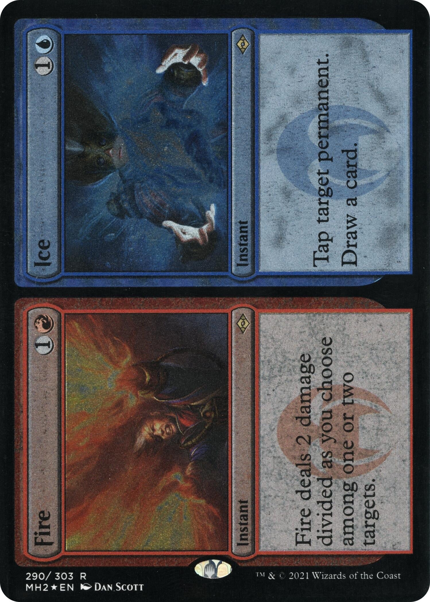 Image for Fire // Ice (Foil Etched) (Modern Horizons 2) (290) - Magic: The Gathering