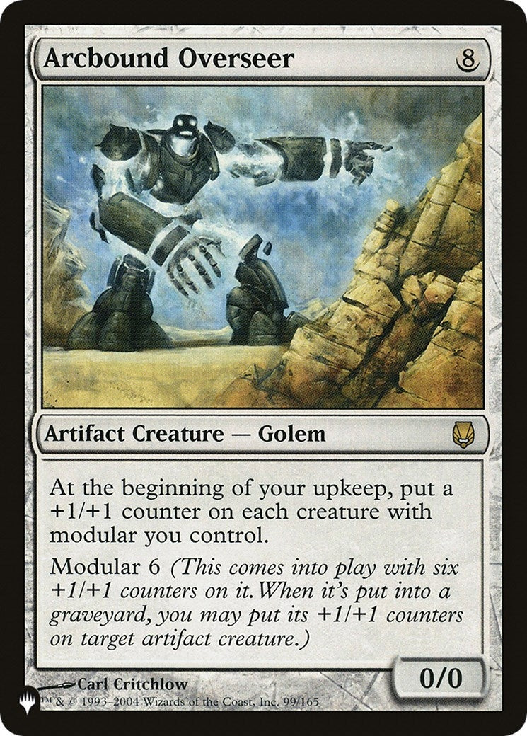 Image for Arcbound Overseer (The List Reprints) (99/165) - Magic: The Gathering