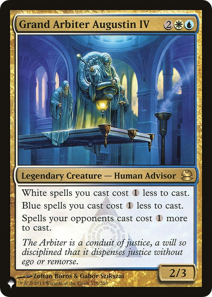 Image for Grand Arbiter Augustin IV (The List Reprints) (176/229) - Magic: The Gathering