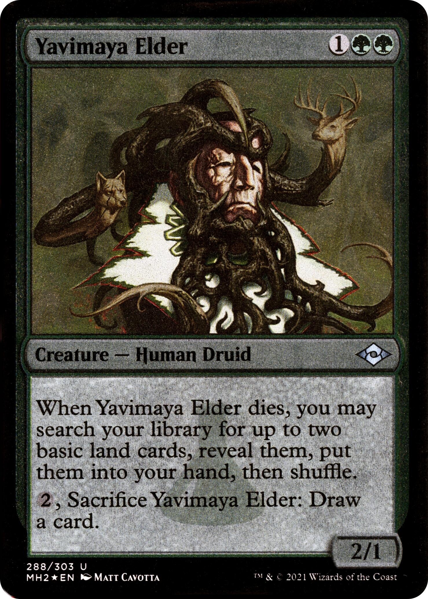 Image for Yavimaya Elder (Foil Etched) (Modern Horizons 2) (288) - Magic: The Gathering
