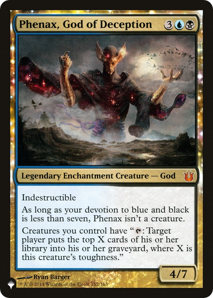 Image for Phenax, God of Deception (The List Reprints) (152/165) - Magic: The Gathering