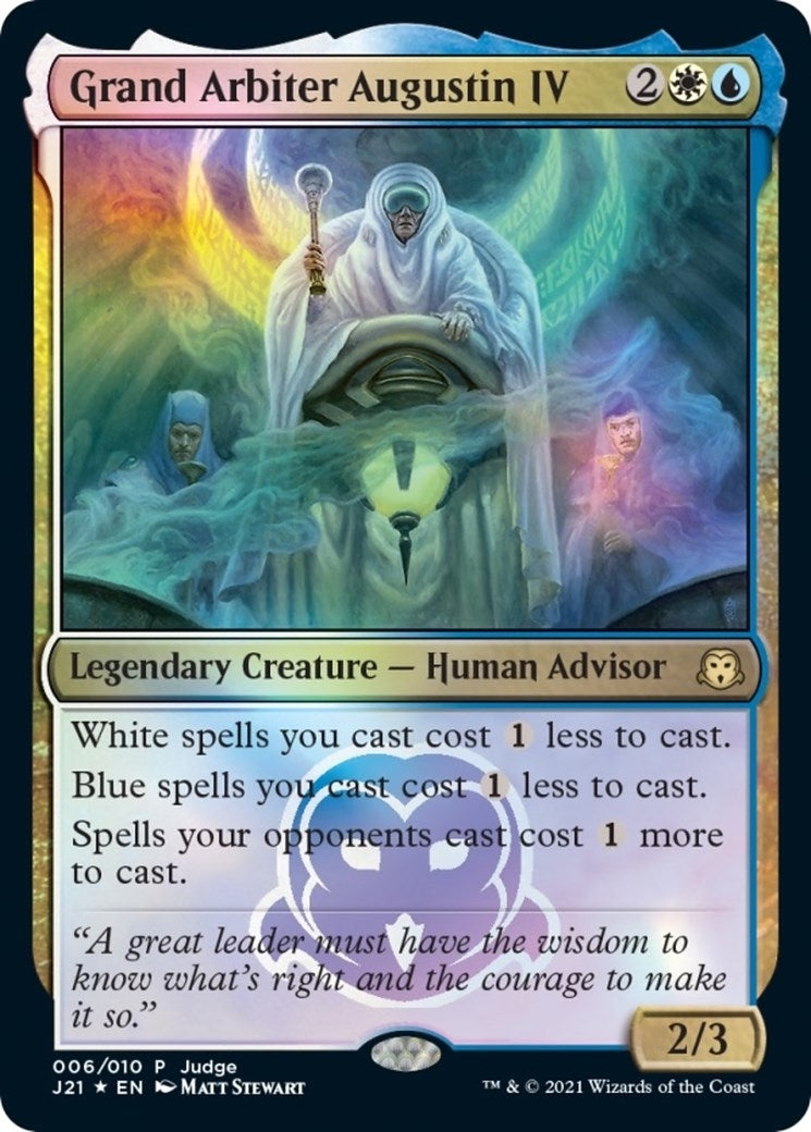 Image for Grand Arbiter Augustin IV (Judge Promos) (6) - Magic: The Gathering