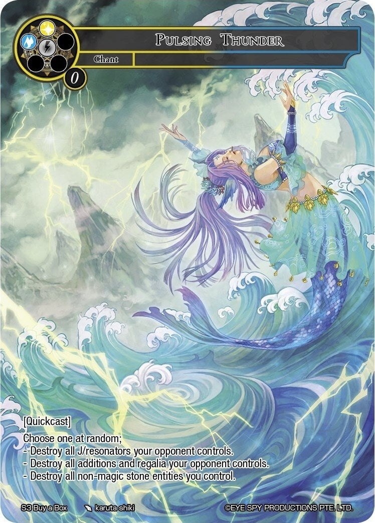 Image for Pulsing Thunder (Promo Cards) (S3 Buy a Box) - Force of Will