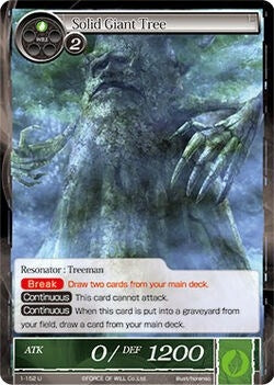 Image for Solid Giant Tree (The Dawn of Valhalla) (1-152) - Force of Will