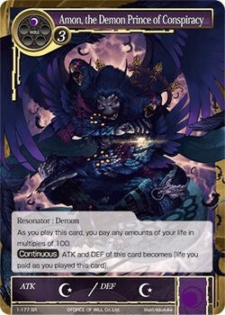 Image for Amon, the Demon Prince of Conspiracy (The Dawn of Valhalla) (1-177) - Force of Will