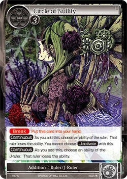 Image for Circle of Nullify (The Dawn of Valhalla) (1-197) - Force of Will