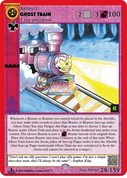 Image for Ghost Train (Cryptid Nation: Kickstarter Edition) (28) - MetaZoo