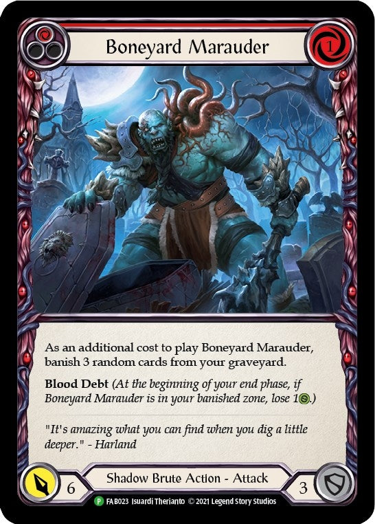 Image for Boneyard Marauder (Red) - FAB023 (Flesh and Blood: Promo Cards) (FAB023) - Flesh and Blood TCG