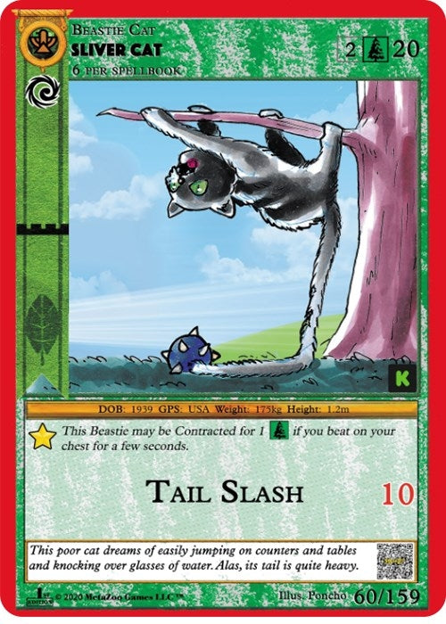 Image for Sliver Cat (Cryptid Nation: Kickstarter Edition) (60) - MetaZoo