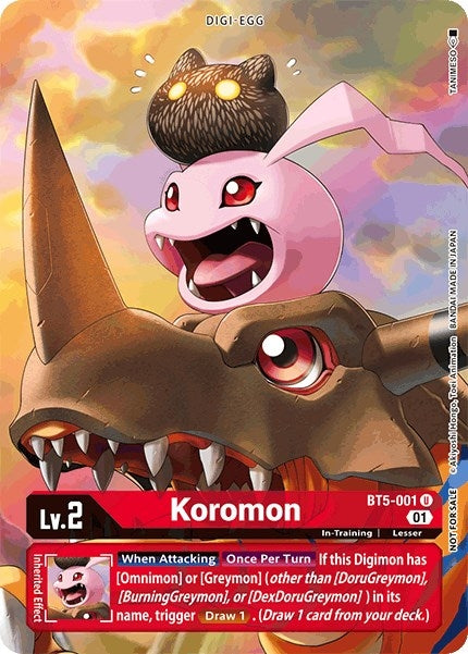 Image for Koromon - BT5-001 (Premier TO Event June 2021) (BT05) (5001)