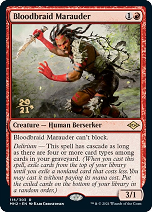 Image for Bloodbraid Marauder (Prerelease Cards) (116) - Magic: The Gathering