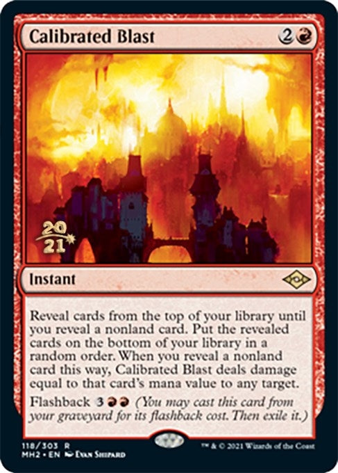 Image for Calibrated Blast (Prerelease Cards) (118) - Magic: The Gathering