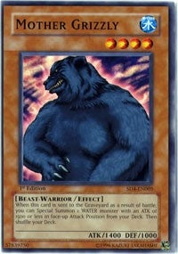 Image for Mother Grizzly (Structure Deck: Fury from the Deep) (SD4-EN005) - YuGiOh