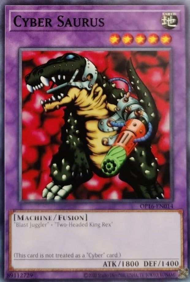 Image for Cyber Saurus (OTS Tournament Pack 16) (OP16-EN014) - YuGiOh