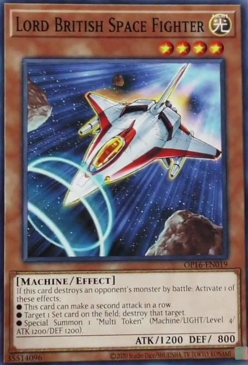Image for Lord British Space Fighter (OTS Tournament Pack 16) (OP16-EN019) - YuGiOh