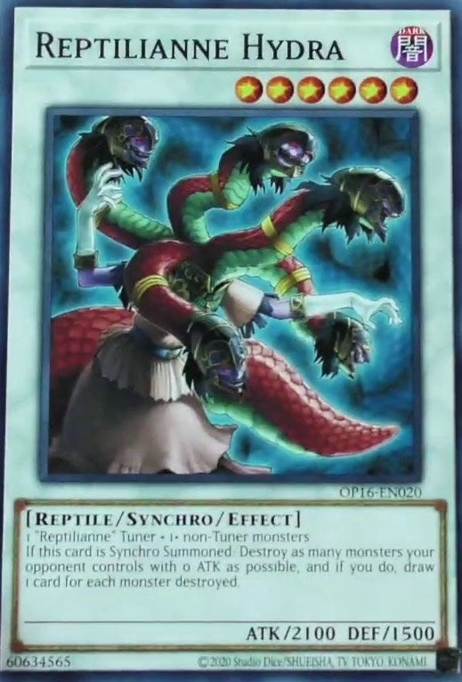Image for Reptilianne Hydra (OTS Tournament Pack 16) (OP16-EN020) - YuGiOh