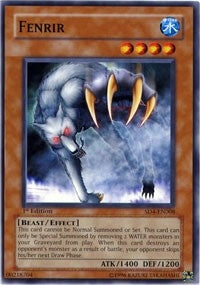 Image for Fenrir (Structure Deck: Fury from the Deep) (SD4-EN008) - YuGiOh
