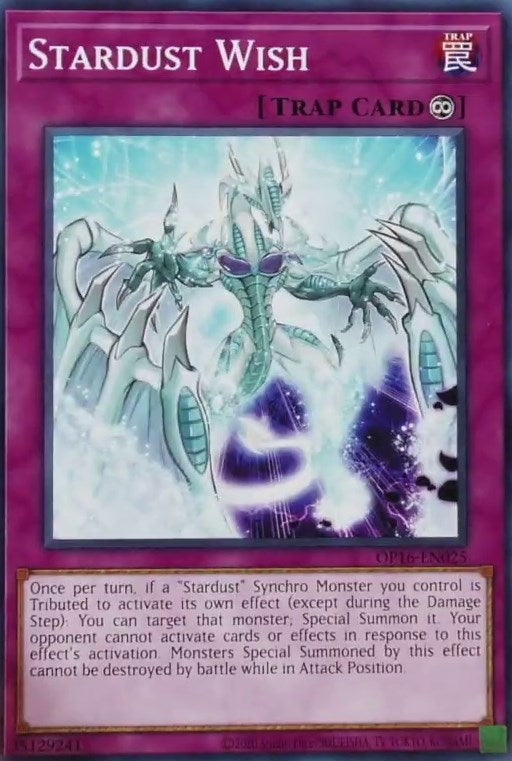 Image for Stardust Wish (OTS Tournament Pack 16) (OP16-EN025) - YuGiOh