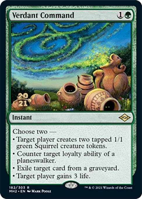 Image for Verdant Command (Prerelease Cards) (182) - Magic: The Gathering