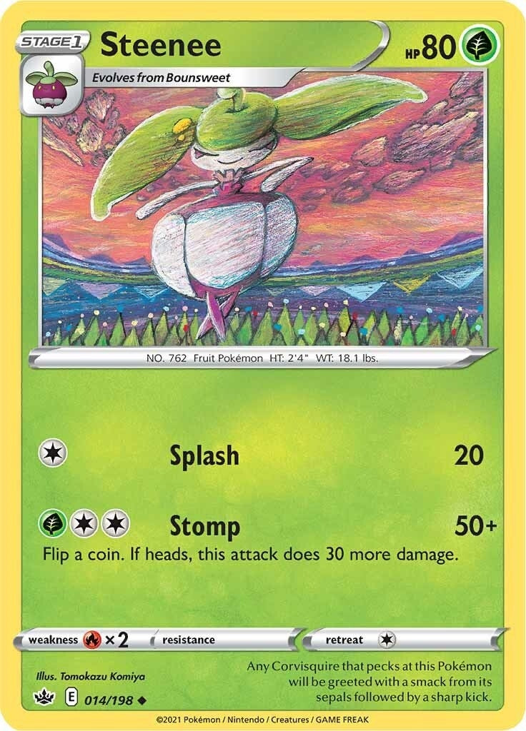 Image for Steenee (SWSH06: Chilling Reign) (014/198) - Pokemon