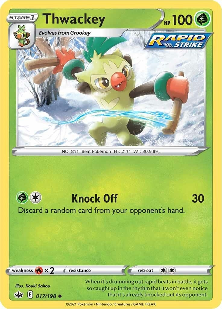 Image for Thwackey (SWSH06: Chilling Reign) (017/198) - Pokemon