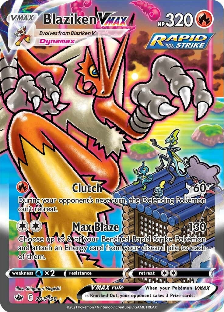 Image for Blaziken VMAX (Alternate Art Secret) (SWSH06: Chilling Reign) (201/198) - Pokemon