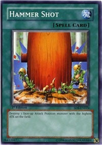 Image for Hammer Shot (Structure Deck: Fury from the Deep) (SD4-EN024) - YuGiOh