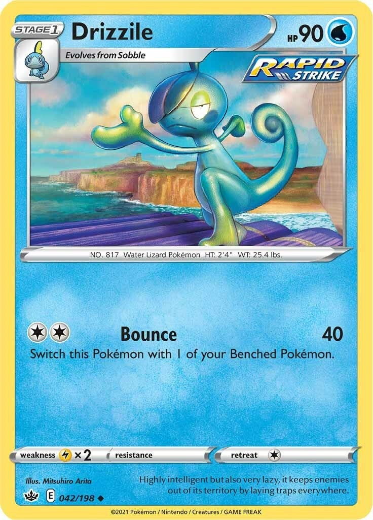 Image for Drizzile (SWSH06: Chilling Reign) (042/198) - Pokemon