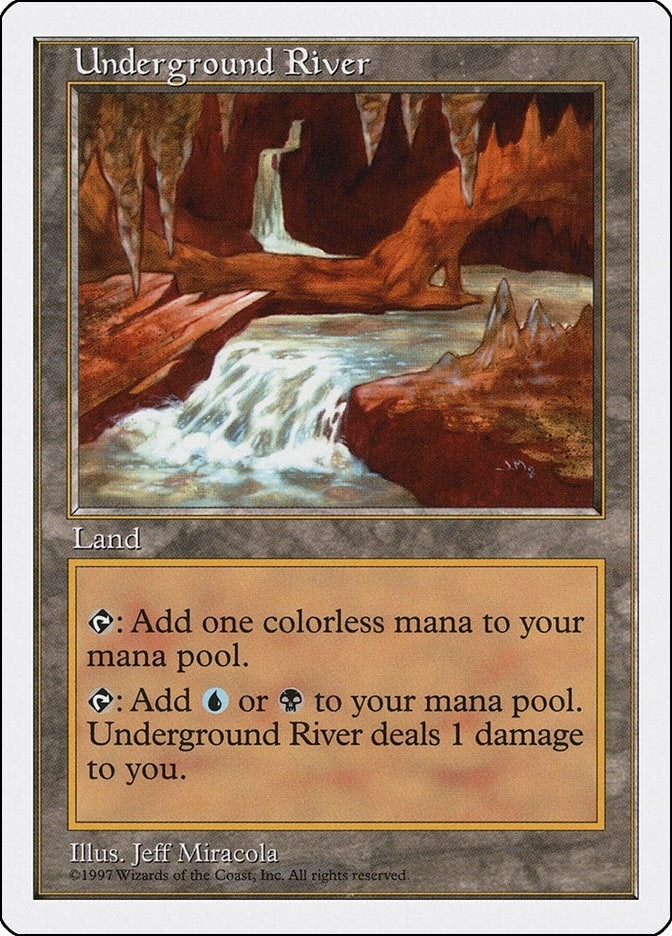 Image for Underground River (Fifth Edition) - Magic: The Gathering