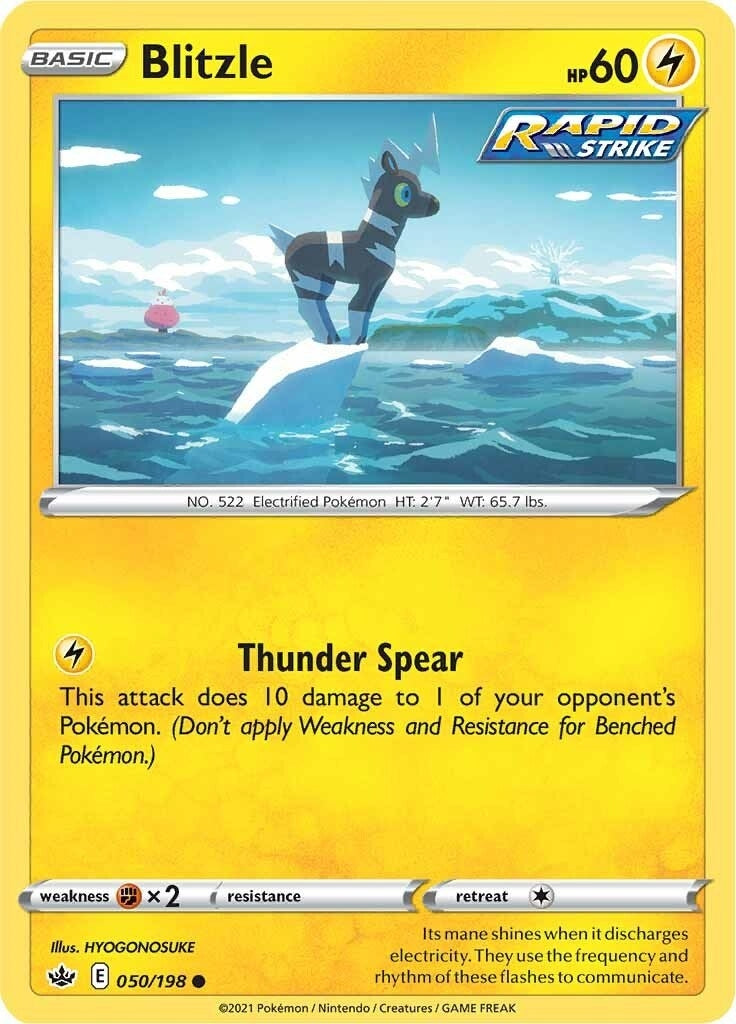 Image for Blitzle (SWSH06: Chilling Reign) (050/198) - Pokemon