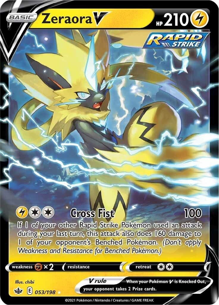Image for Zeraora V (SWSH06: Chilling Reign) (053/198) - Pokemon
