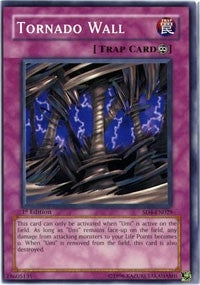 Image for Tornado Wall (Structure Deck: Fury from the Deep) (SD4-EN029) - YuGiOh