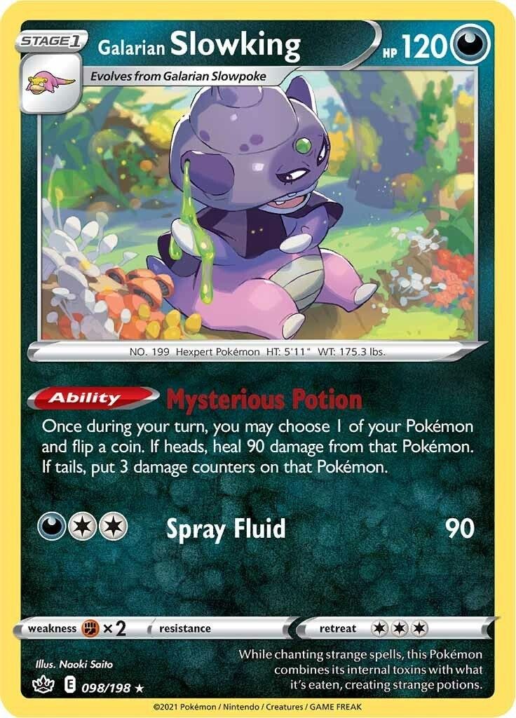 Image for Galarian Slowking (SWSH06: Chilling Reign) (098/198) - Pokemon