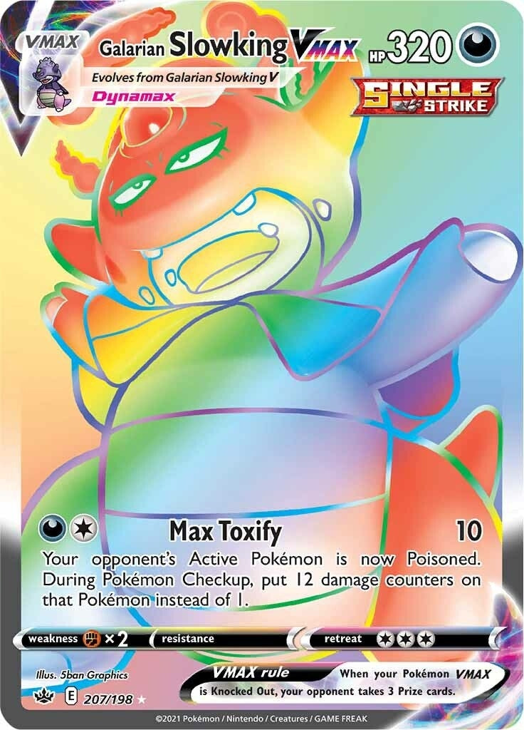 Image for Galarian Slowking VMAX (Secret) (SWSH06: Chilling Reign) (207/198) - Pokemon