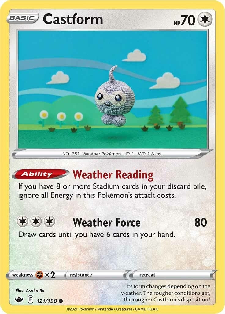 Image for Castform (SWSH06: Chilling Reign) (121/198) - Pokemon