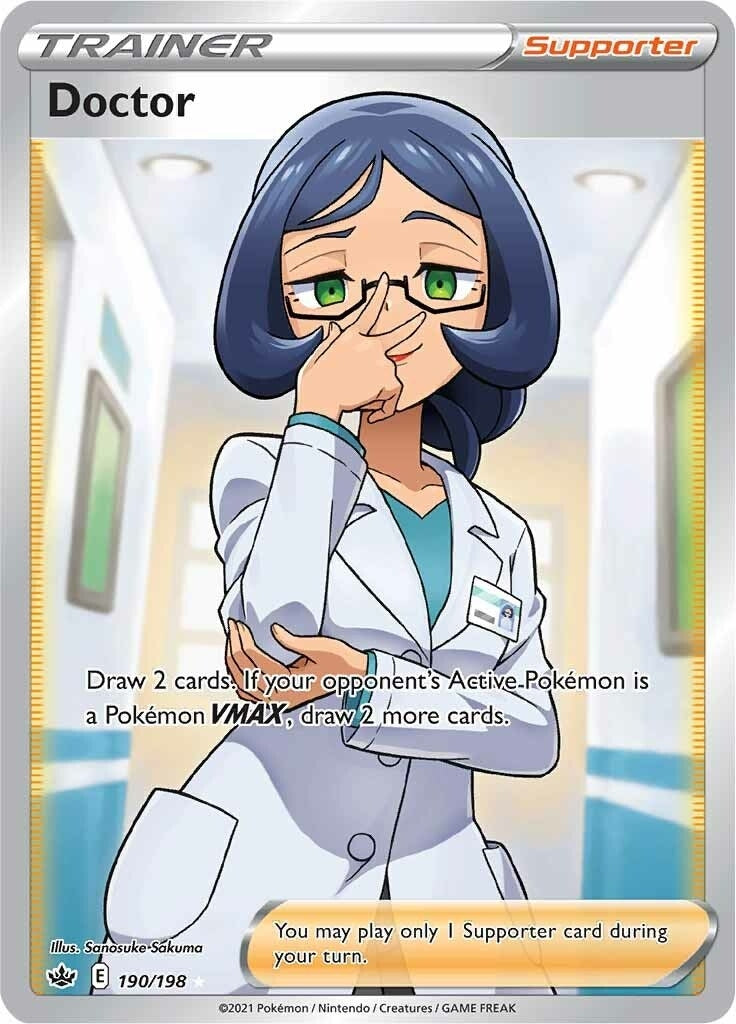 Image for Doctor (Full Art) (SWSH06: Chilling Reign) (190/198) - Pokemon