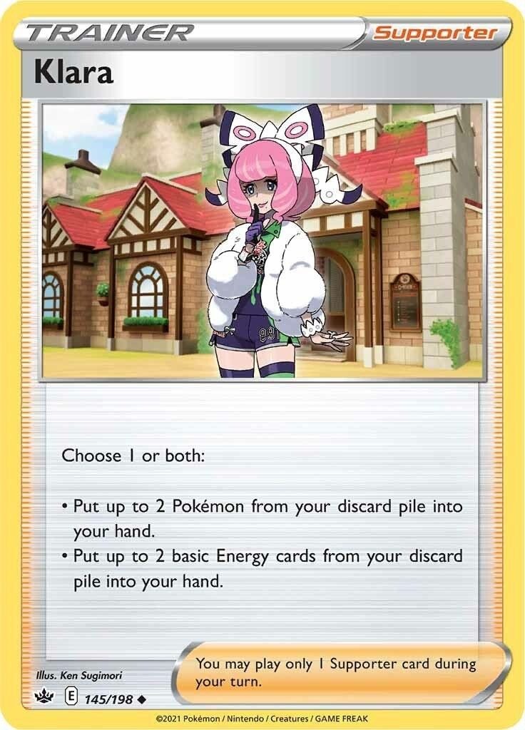 Image for Klara (SWSH06: Chilling Reign) (145/198) - Pokemon