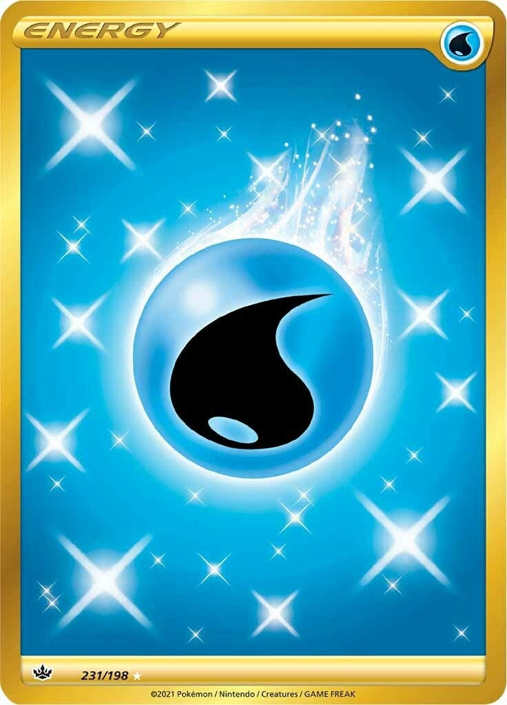 Image for Water Energy (Secret) (SWSH06: Chilling Reign) (231/198) - Pokemon