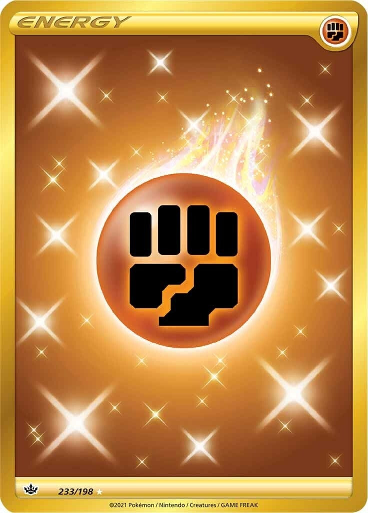 Image for Fighting Energy (Secret) (SWSH06: Chilling Reign) (233/198) - Pokemon