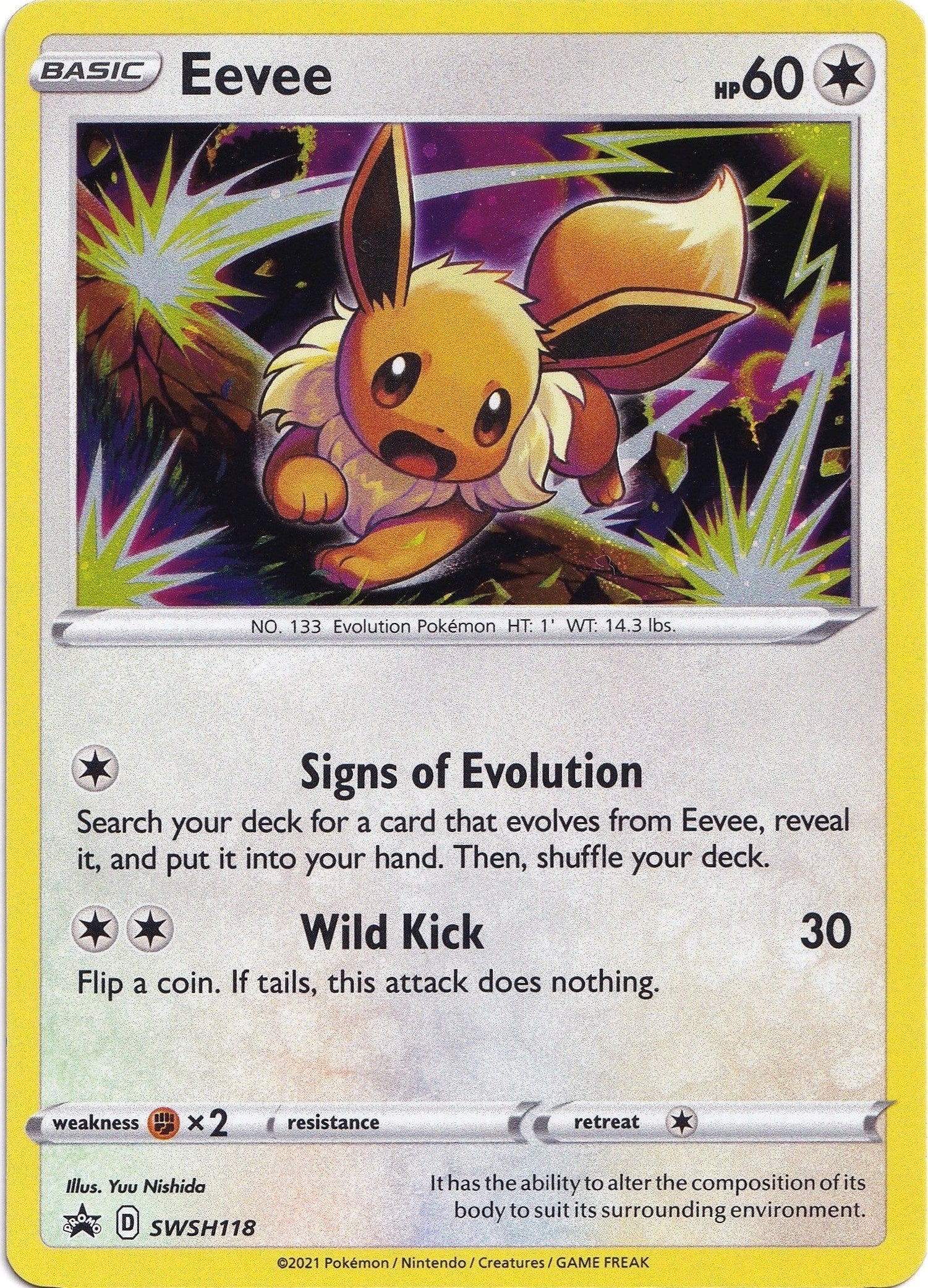 Image for Eevee - SWSH118 (SWSH: Sword & Shield Promo Cards) (SWSH118) - Pokemon