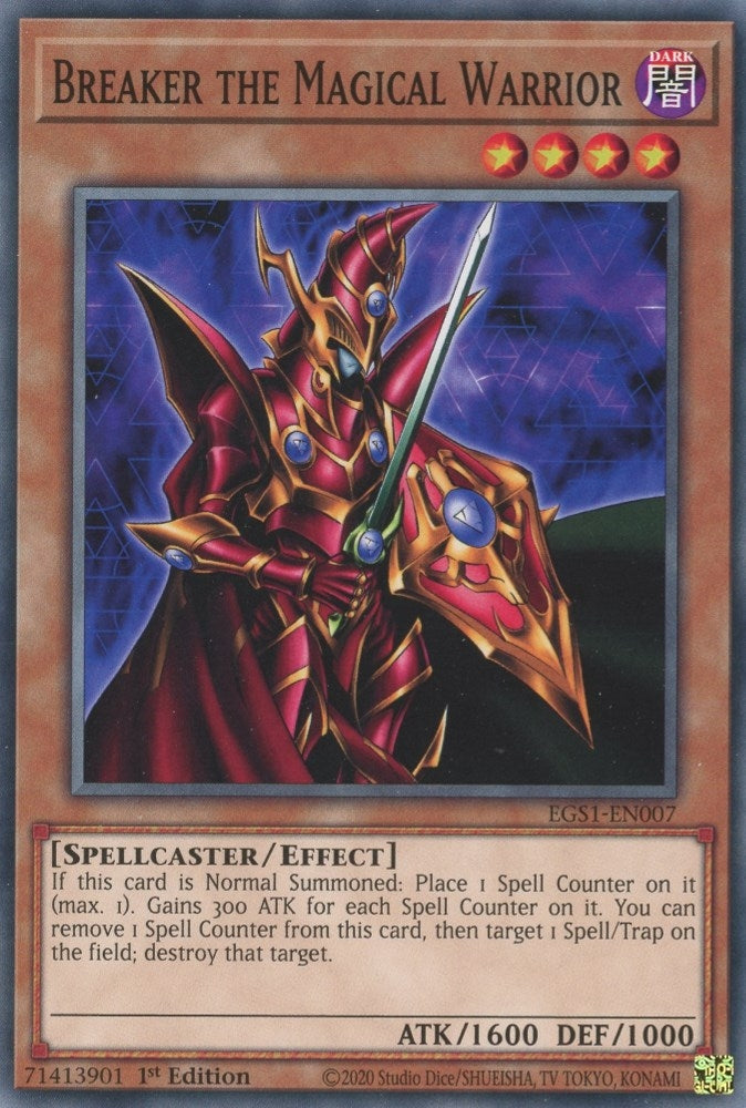 Image for Breaker the Magical Warrior (Egyptian God Deck: Slifer the Sky Dragon) (EGS1-EN007) - YuGiOh