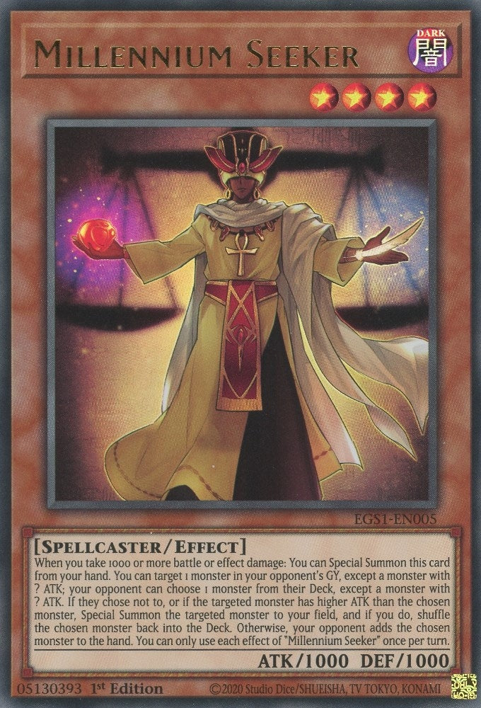 Image for Millennium Seeker (Egyptian God Deck: Slifer the Sky Dragon) (EGS1-EN005) - YuGiOh