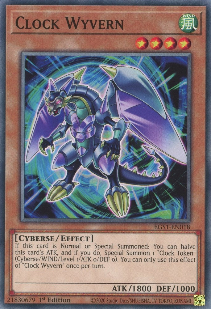 Image for Clock Wyvern (Egyptian God Deck: Slifer the Sky Dragon) (EGS1-EN018) - YuGiOh